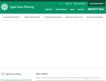 Tablet Screenshot of agedcareplanning.com.au